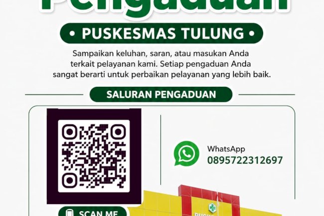 LAYANAN PENGADUAN PUSKESMAS TULUNG