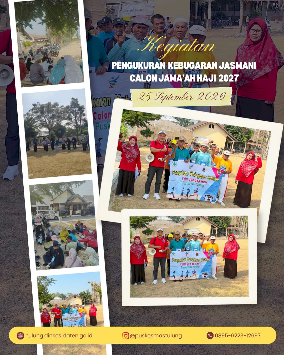 KEGIATAN PENGUKURAN JASMANI CALON JAMA'AH HAJI 2027